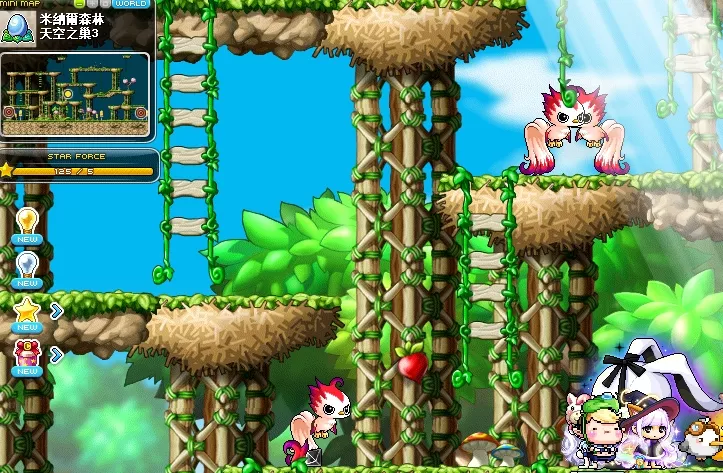 楓之谷,楓之谷練等,新手